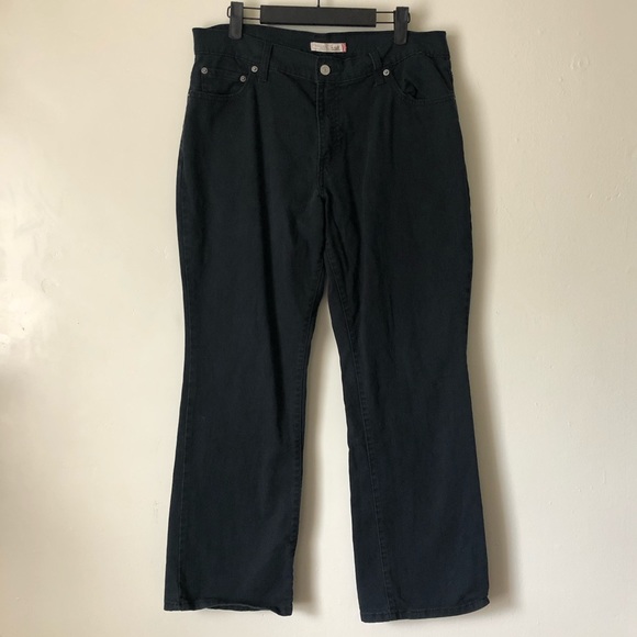 Levi's Denim - Levi’s 550 Relaxed Boot Cut Black Jeans